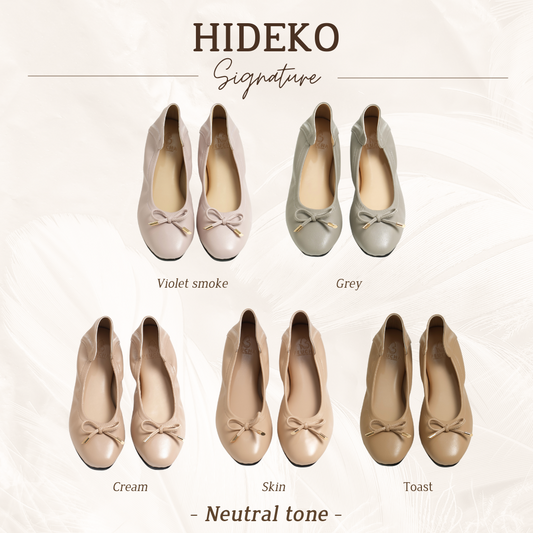 Hideko signature - Neutral tone